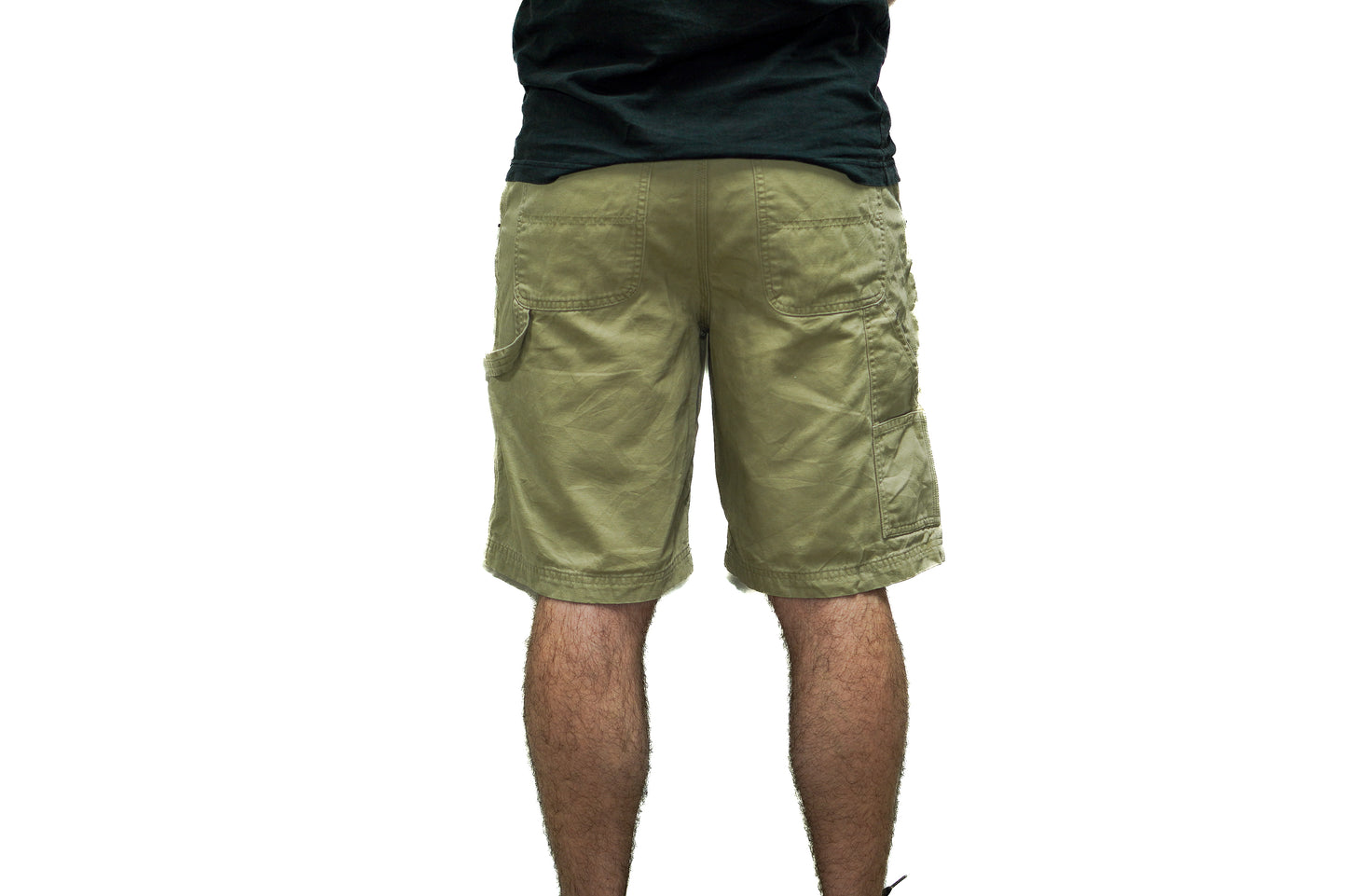 BEIGE TAN CARGO SHORTS