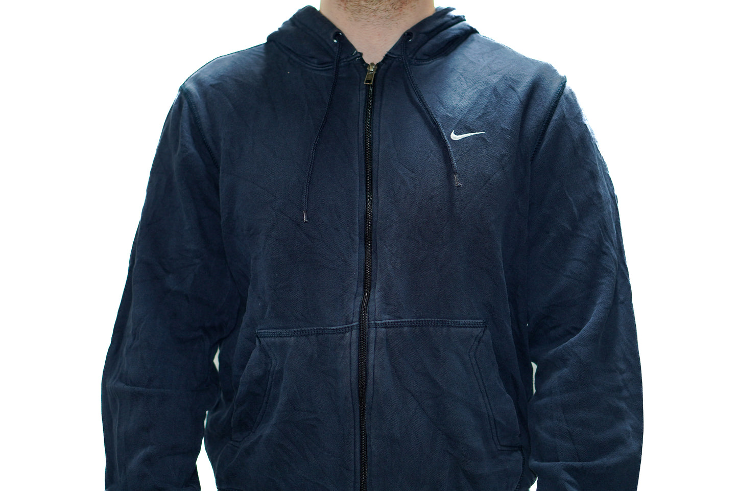 NAVY NIKE ZIP HOODIE