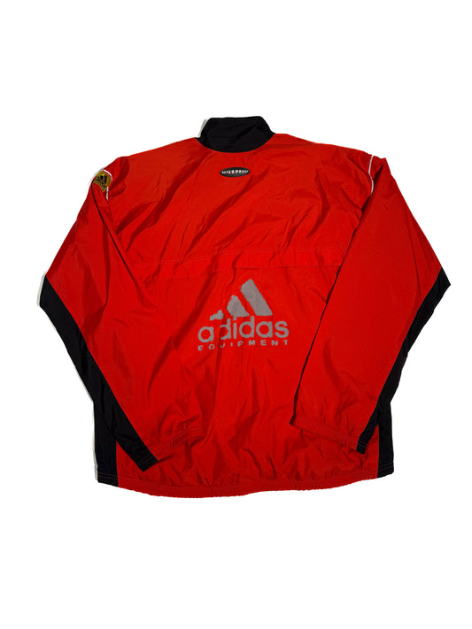 ADIDAS 90S RED REFLECTIVE TRACK JACKET