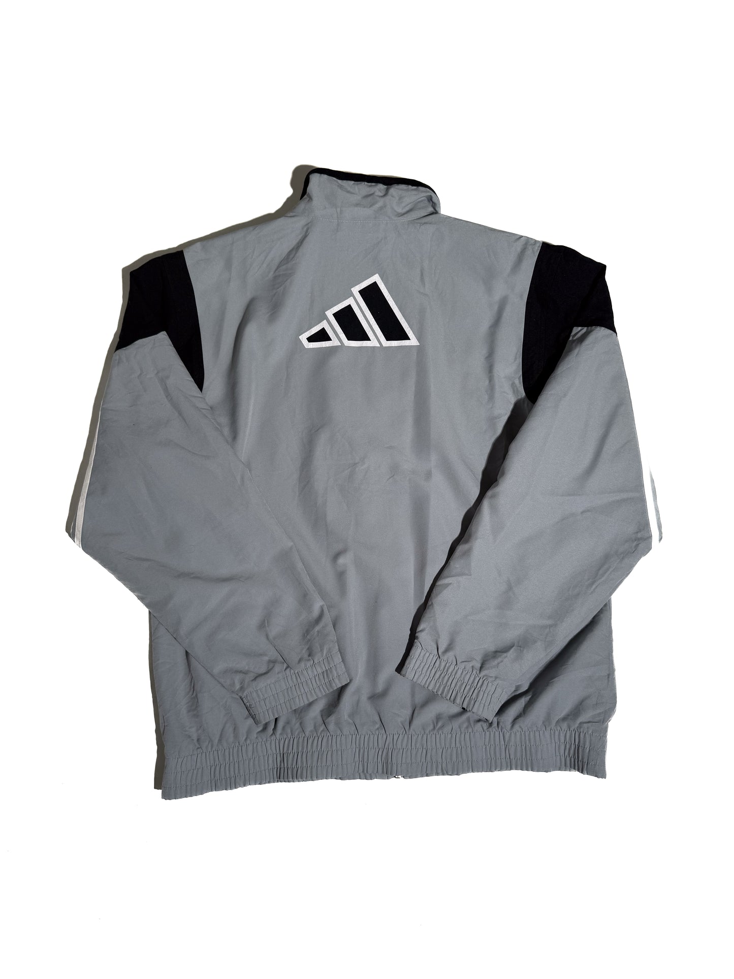 VINTAGE ADIDAS GREY TRACK JACKET