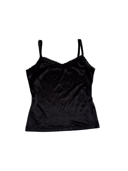BLACK LACE V-LINE CAMI