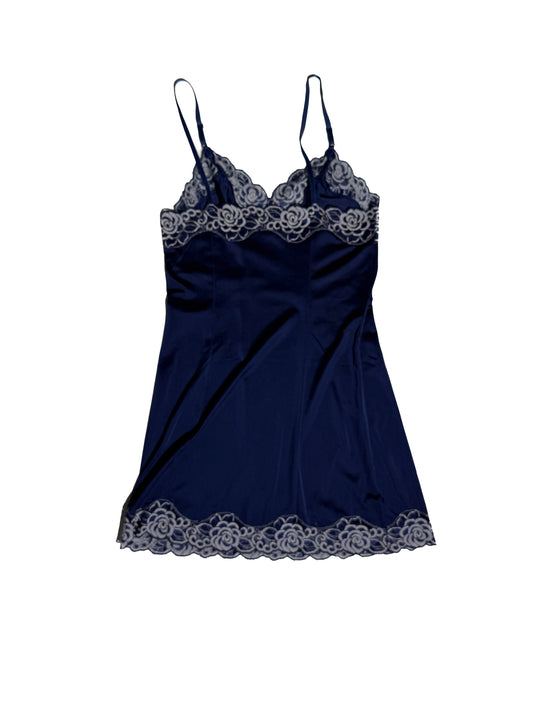 BLUE AND WHITE ROSE CAMI