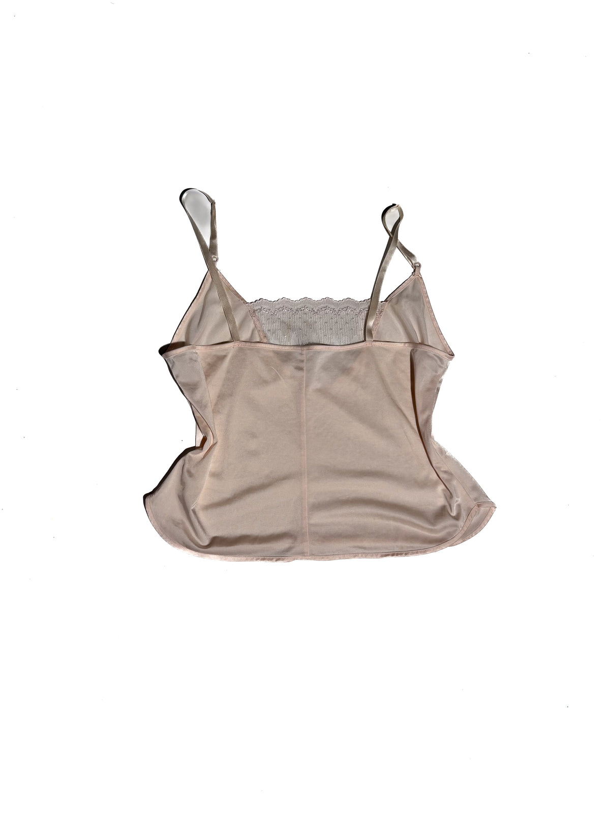 BABY PINK CROPPED SHEER CAMI