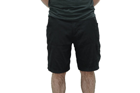 BLACK CARGO SHORTS