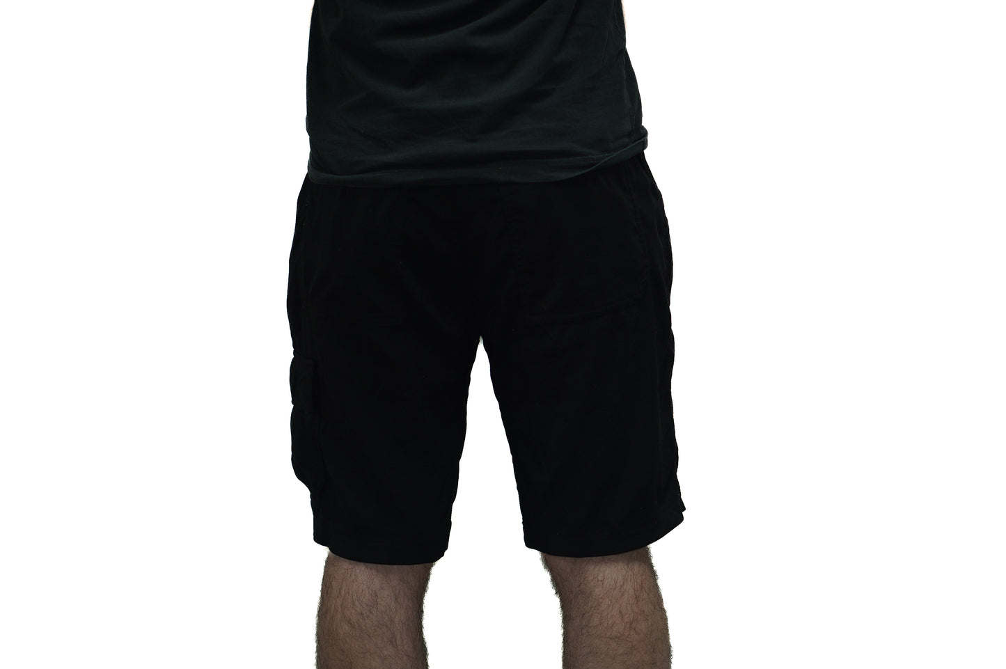 BLACK CARGO SHORTS