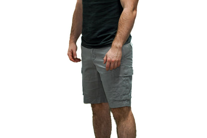DARK GREY CARGO SHORTS
