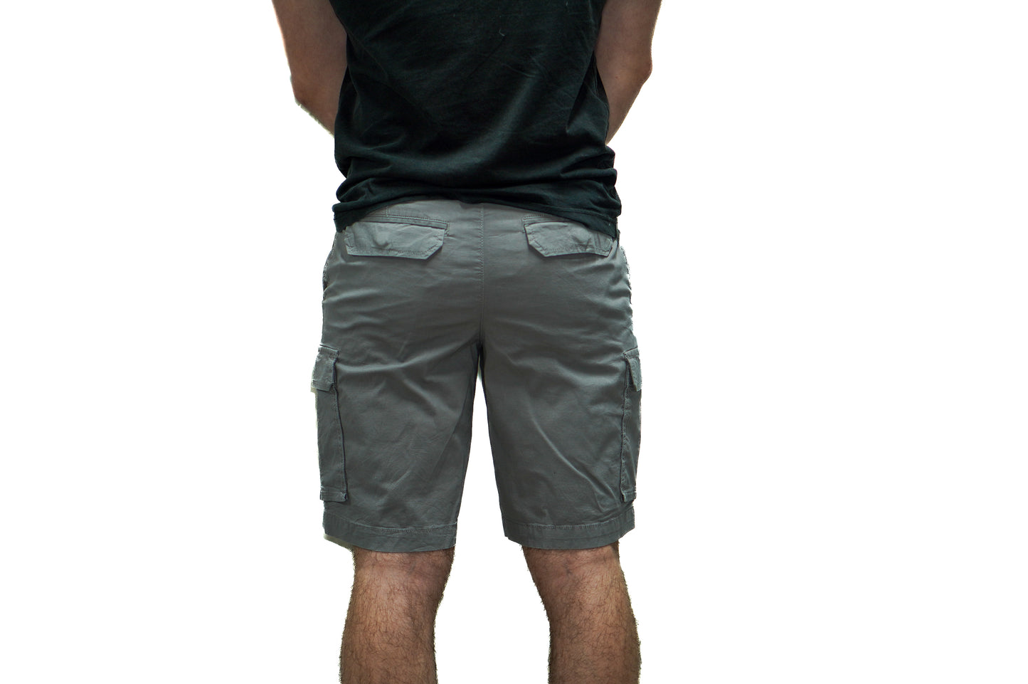DARK GREY CARGO SHORTS