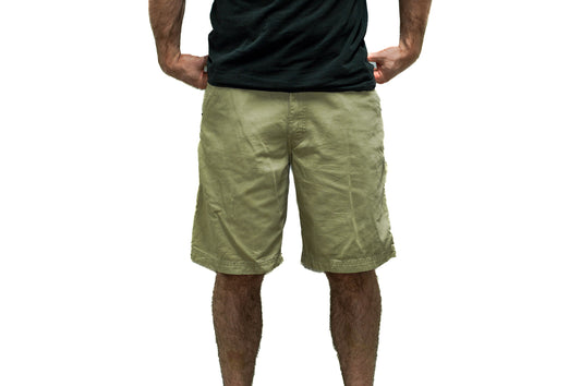BEIGE TAN CARGO SHORTS