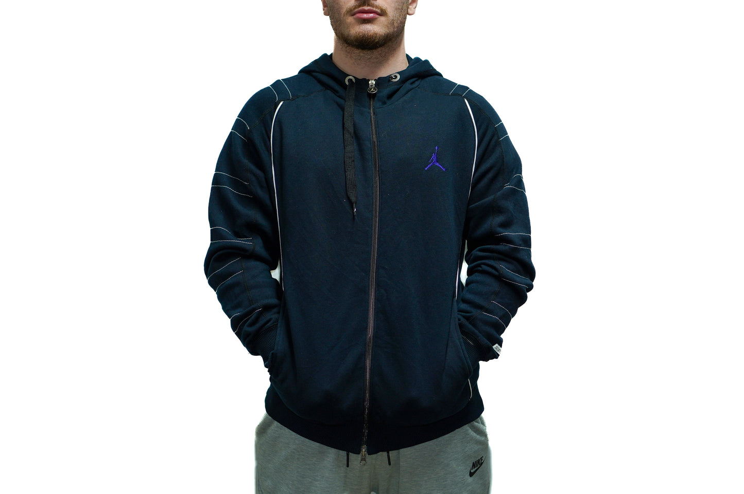 NAVY AIR JORDAN HOODIE
