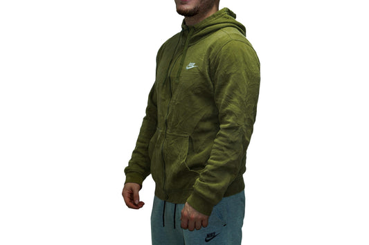 OLIVE NIKE ZIP HOODIE