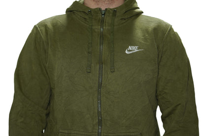 OLIVE NIKE ZIP HOODIE