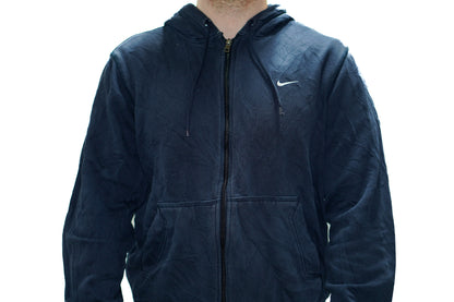 NAVY NIKE ZIP HOODIE