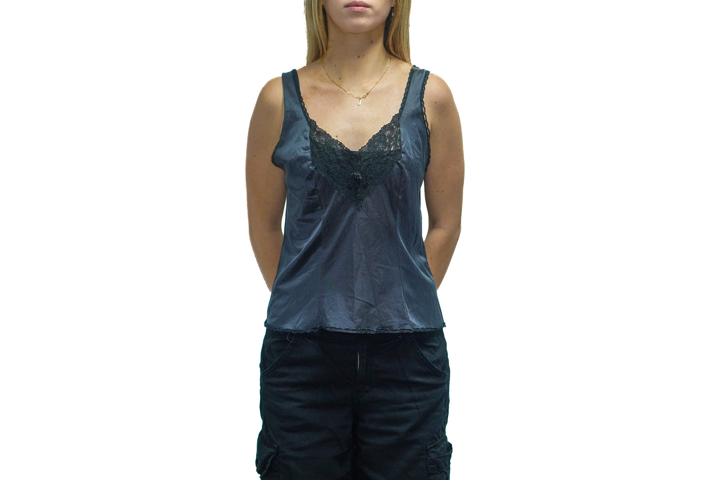BLACK LACE CAMI