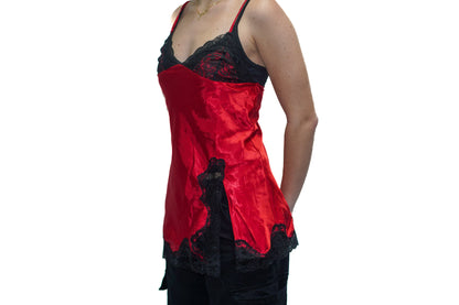 RED LACE CAMI