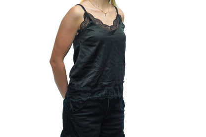 BLACK CC LACE CAMI