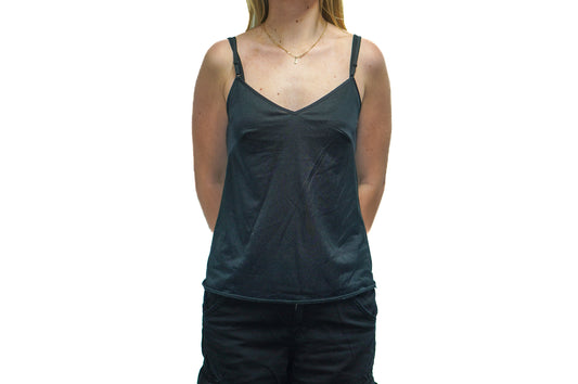BLACK SHEER CAMI