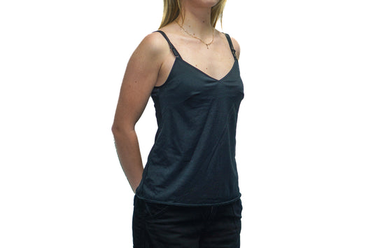 BLACK SHEER CAMI