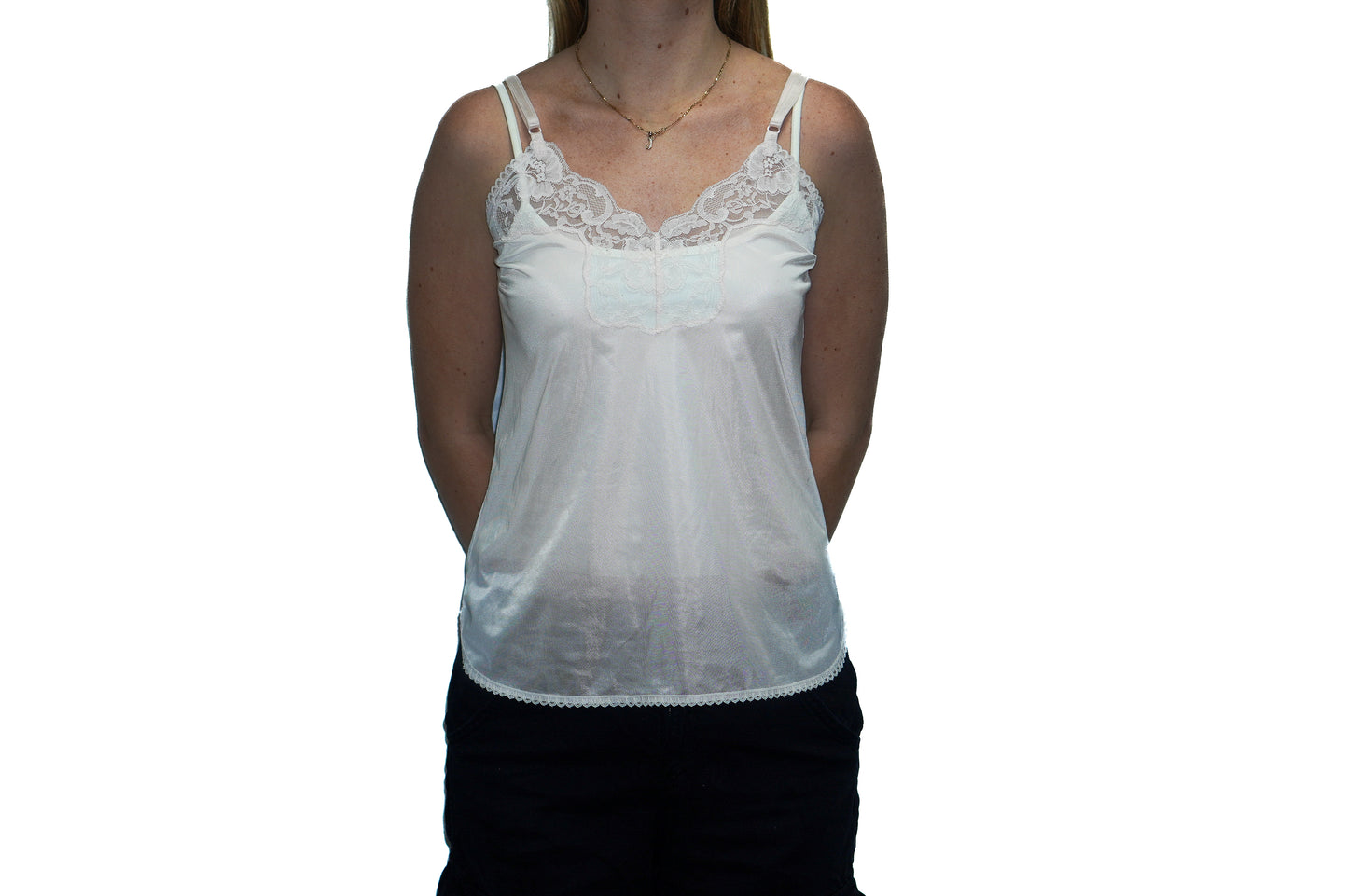 BABY PINK SHEER CAMI
