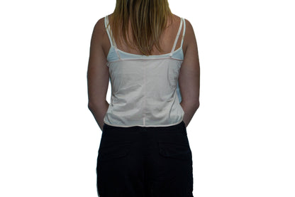 BABY PINK CROPPED SHEER CAMI