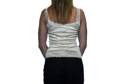 BABY GREEN PINK LACE CAMI