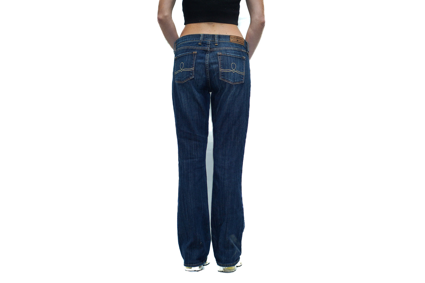 WAVE STITCH Y2K JEANS