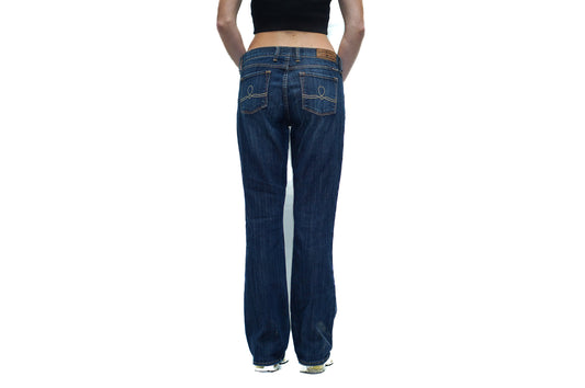 WAVE STITCH Y2K JEANS