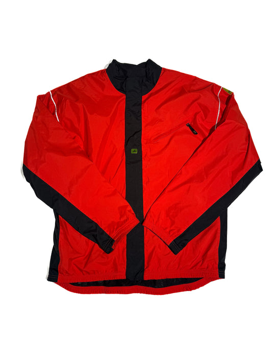 ADIDAS 90S RED REFLECTIVE TRACK JACKET