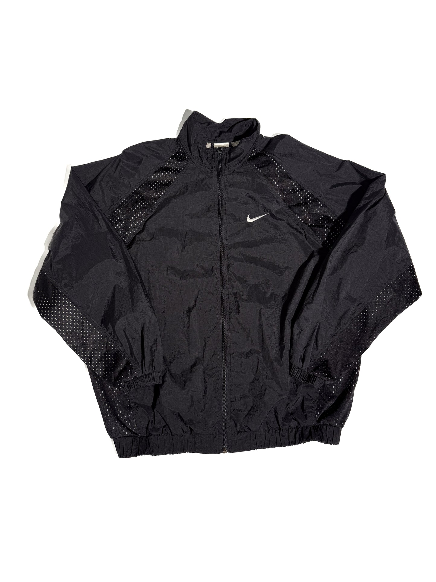 NIKE BLACK MESH TRACK JACKET