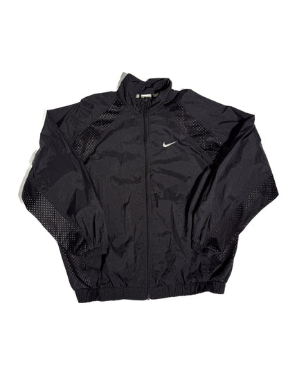 NIKE BLACK MESH TRACK JACKET