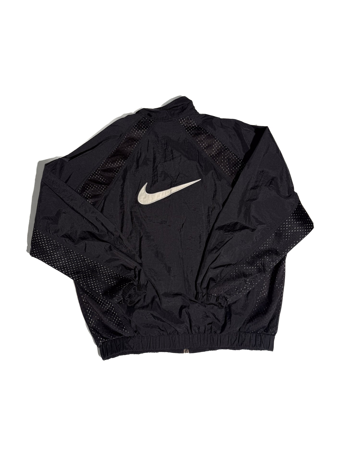 NIKE BLACK MESH TRACK JACKET