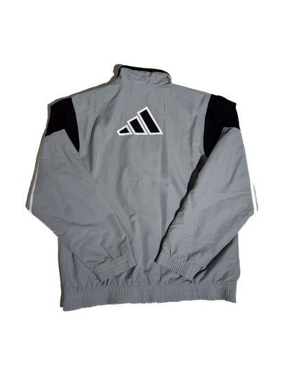VINTAGE ADIDAS GREY TRACK JACKET