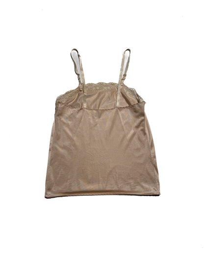 BEIGE LACE CAMI