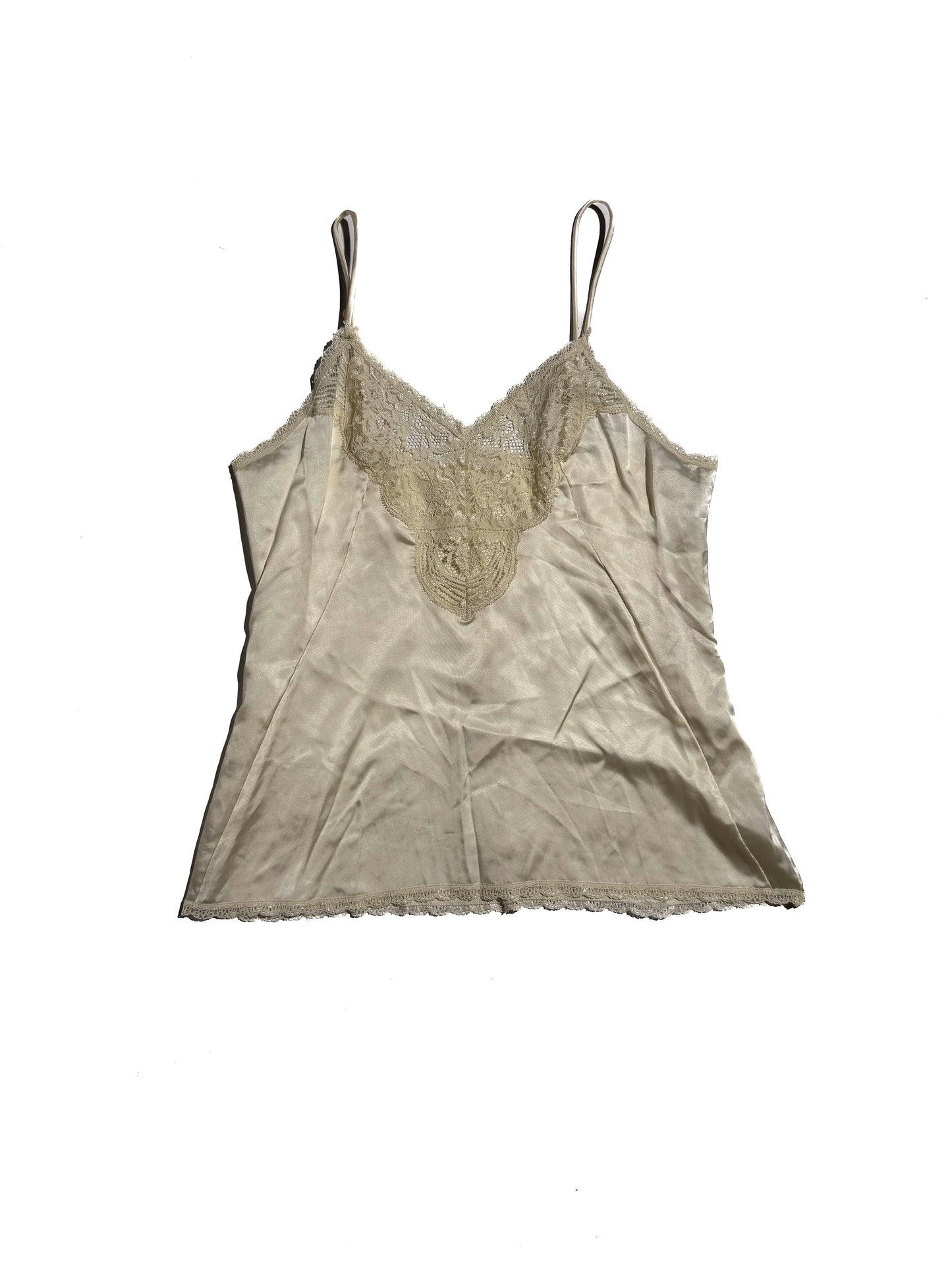 BEIGE LACE DETAILED CAMI
