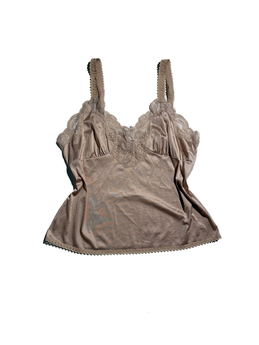 BEIGE FLOWER CAMI
