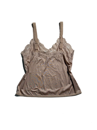 BEIGE FLOWER CAMI