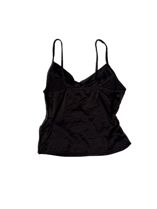 COWL NECK BLACK CAMI