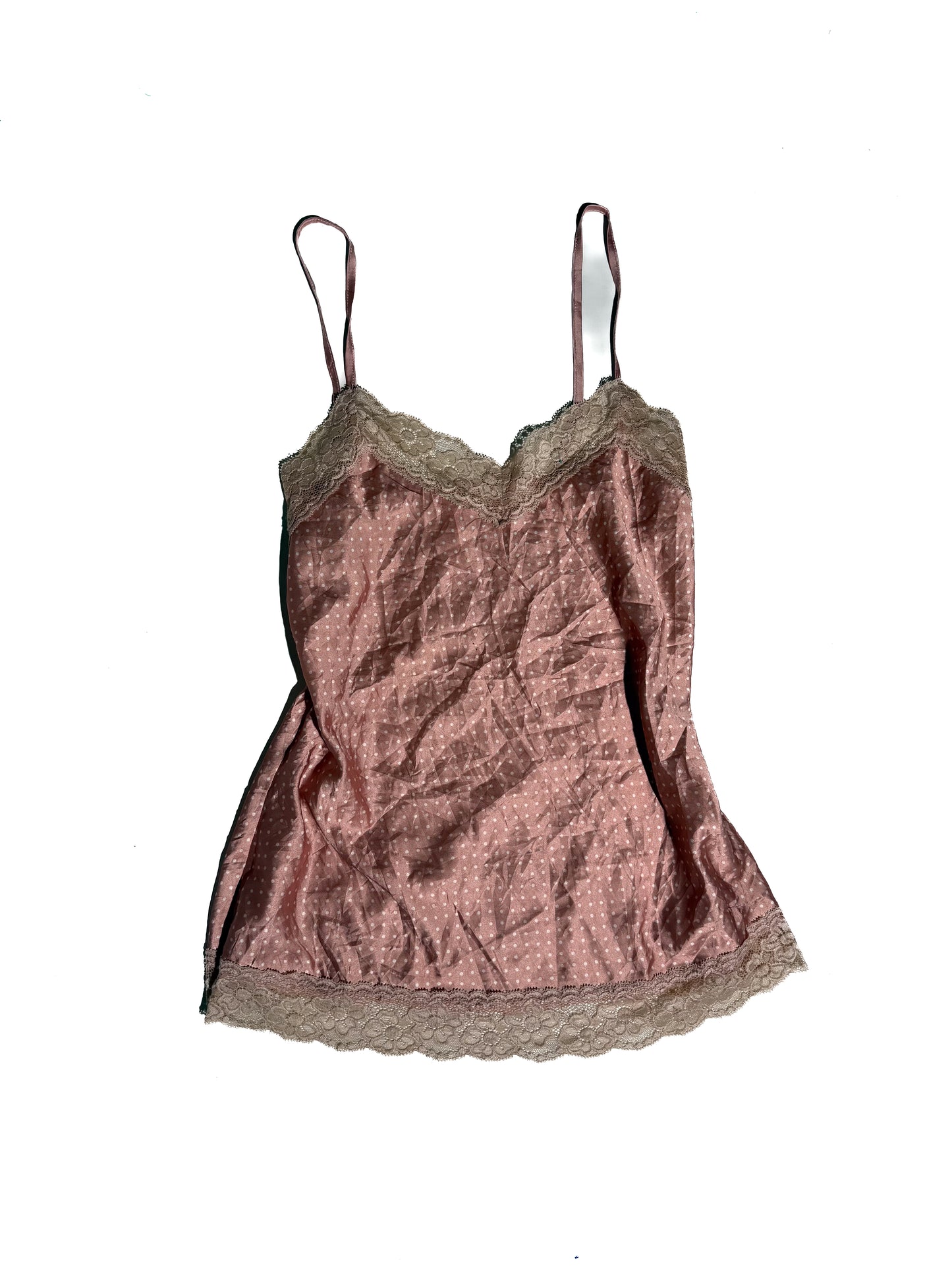 PINK POLKA DOT CAMI