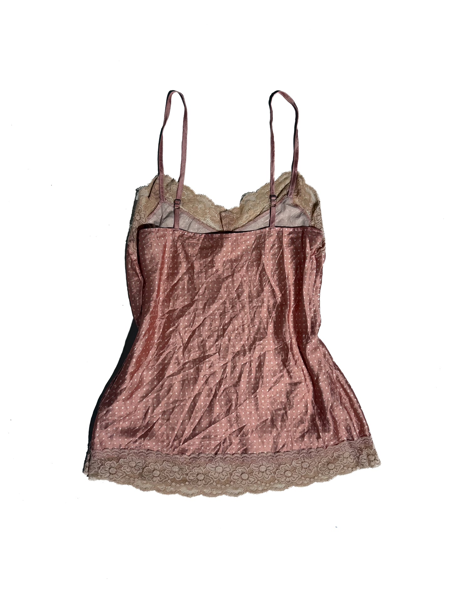 PINK POLKA DOT CAMI