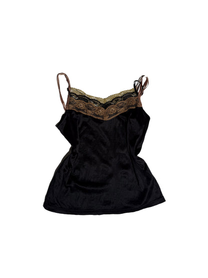 BRONZE HALTER CAMI